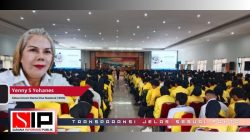 Yenny S. Yohanes Ketua Umum RDN  Motivasi Mahasiswa Pada Gelar Acara Orientasi Study Mahasiswa Baru ( OSMB) di Pusdikter KBB