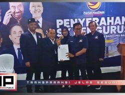 DPW Partai NasDem, Penyerahan SK Pengurus DPD Partai NasDem Kabupaten Bandung Barat Momentum Baru untuk Perjuangan