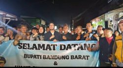 Jalan Haji Gofur Desa Tanimulya Kecamatan Ngamprah Resmi Dibuka Bupati Bandung Barat Jeje Ritchie Ismail.