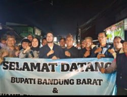 Jalan Haji Gofur Desa Tanimulya Kecamatan Ngamprah Resmi Dibuka Bupati Bandung Barat Jeje Ritchie Ismail.