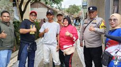 JALAN RABAT BETON TERAKHIR DESA JAYAMEKA SELESAI, PEDAGANG COBEK BATU SIAP MANFAATKAN LANCARNYA LALU LINTASNYA