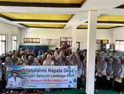Kepala Desa Saguling Lia Mutiara Gelar Silaturahmi dengan Seluruh Lembaga Desa, Sampaikan Ucapan Selamat Hari Raya Idul Fitri