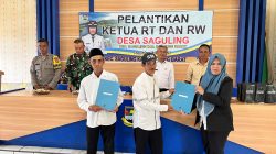 Fokus pada Sinergi & Pelayanan (Paling Formal & Umum) Resmi Dilantik, Pengurus RT dan RW di Saguling Siap Perkuat Sinergi dan Pelayanan Publik