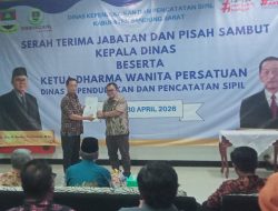 Resmi Bertugas Mulai 1 Mei, Yadi Azhar Pimpin Disdukcapil Bandung Barat