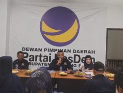 Jelang Pelantikan pengurus, DPD NasDem KBB Gelar Rapat Internal