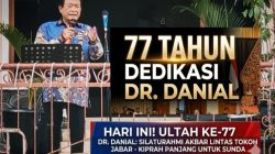 Rayakan Hari Jadi ke-77, Dr. Danial Malik Hadibrata, Paparkan Riwayat Karier dan Perjuangan Hidup
