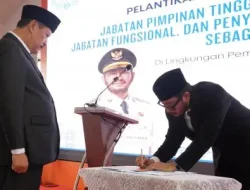 Asep Dendih Resmi Dilantik Jadi Kadishub, Plt Kadisdik Edy Syafrudin Ucapkan Selamat