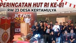 Kerapihan Gotong Royong Warga RW 23 Kertamulya Warnai Puncak Peringatan HUT RI ke-81