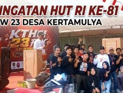 Kerapihan Gotong Royong Warga RW 23 Kertamulya Warnai Puncak Peringatan HUT RI ke-81