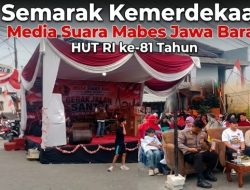 Bukit Berlian Meriah, Media Suara Mabes Jabar Sukses Gelar Gerak Jalan Santai HUT RI ke-81