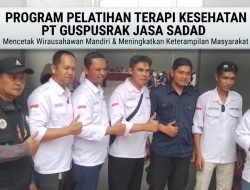 Cetak Wirausahawan Mandiri, PT Guspusrak Jasa Sadad Gelar Pelatihan Terapi Kesehatan