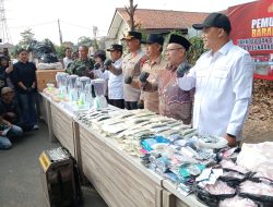Polres Cimahi Musnahkan Barang Bukti Narkoba, Miras, dan Knalpot Brong — Sinergitas Forkopimda Kunci Keamanan Wilayah