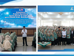 ​PENUTUPAN PELATIHAN PUBLIC SPEAKING SERTA GERAK DAN LAGU BAGI GURU-GURU PAUD KAB. BANDUNG BARAT DILAKSANAKAN DI GEDUNG BALAI BESAR PENJAMINAN MUTU KECAMATAN PADALARANG