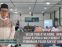Gelar Public Hearing, DPRD KBB Serap Aspirasi Masyarakat Terkait Pembinaan Pasar Rakyat dan Perda