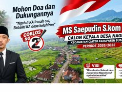 Bawa Bekal Pengalaman Kadus, MS. Saepudin Siap Wujudkan Desa Nagrak Sejahtera