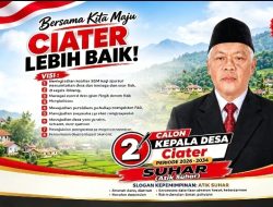 Atik Suhar Kades Nomor Urut 2 ‘Seja Ngabakti Ka Lemah Cai’, Wujudkan Ciater SABAR yang Sejahtera dan Bermartabat